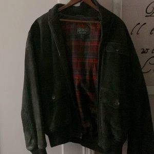 Ralph Lauren Vintage suede jacket in Green size large